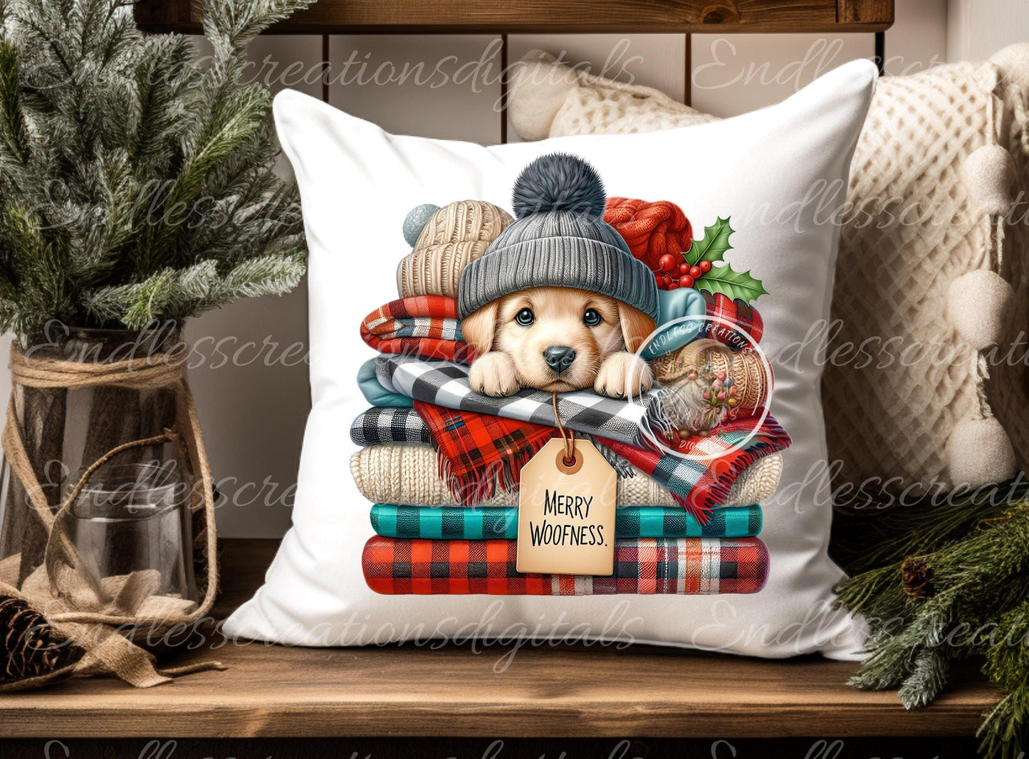 CHRISTMAS PUPPIES KITTENS TRANSPARENCY BUNDLE
