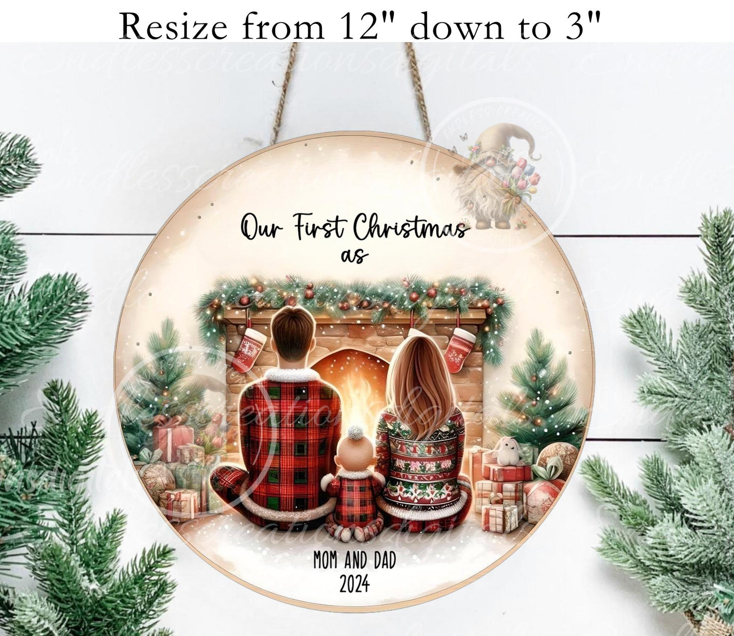 PARENTS FIRST CHRISTMAS ORNAMENT