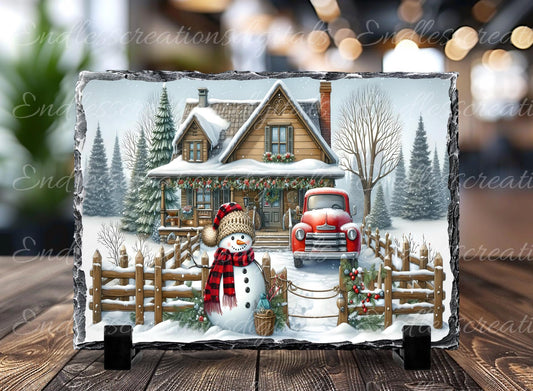 WINTER SCENE RECTANGLE