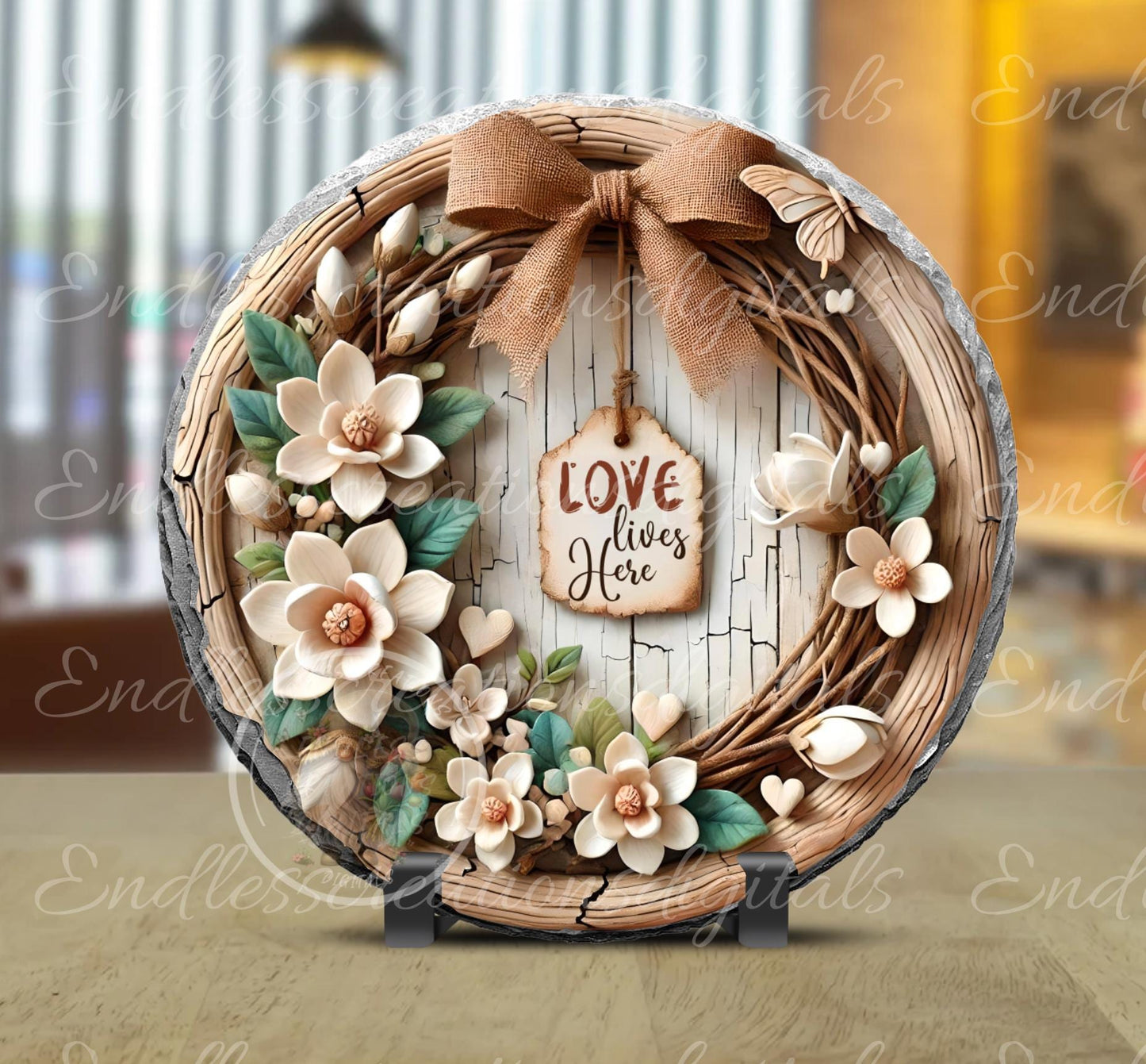 LOVE LIVES HERE SPRING ROUND