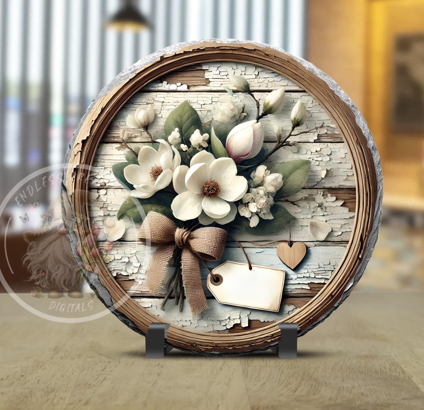 HOME SWEET HOME Spring door hanger keychain, round slate,  for sublimation high resolution can be resized, 2 files 1 blank, resize