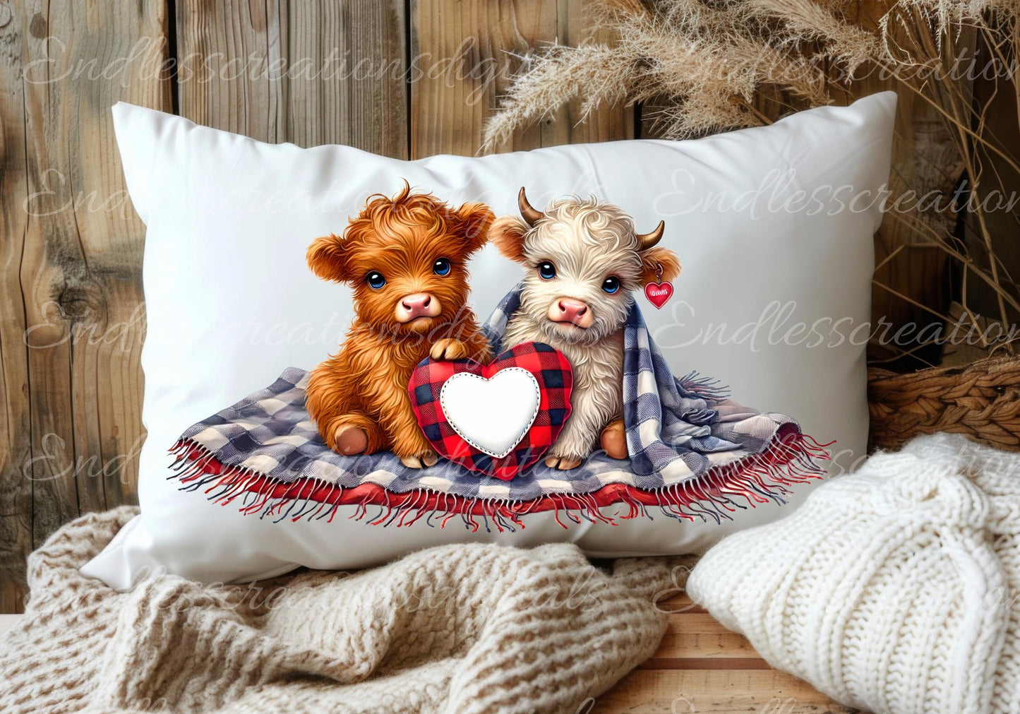 LOVE COWS VALENTINES pillow covers, tea towel, mugs, slates etc. sublimation   5 high definition 300 Dpi, transparent, add your own text