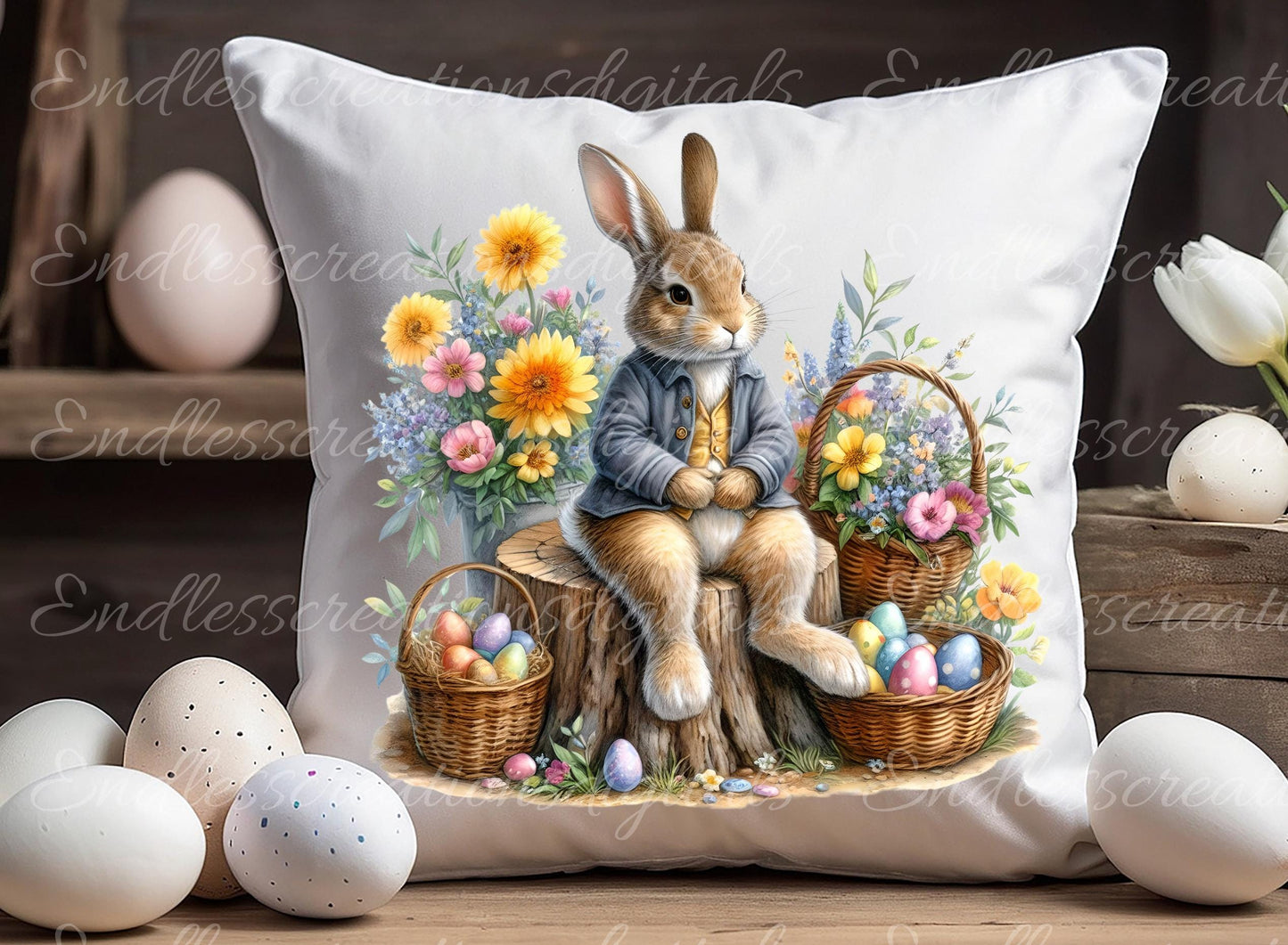 EASTER RABBIT SUBLIMATION png, transparent  for sublimation high resolution, 5 transparent files for download
