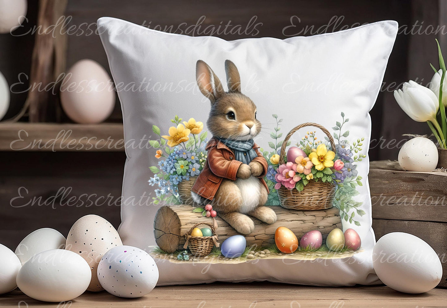 EASTER RABBIT SUBLIMATION png, transparent  for sublimation high resolution, 5 transparent files for download