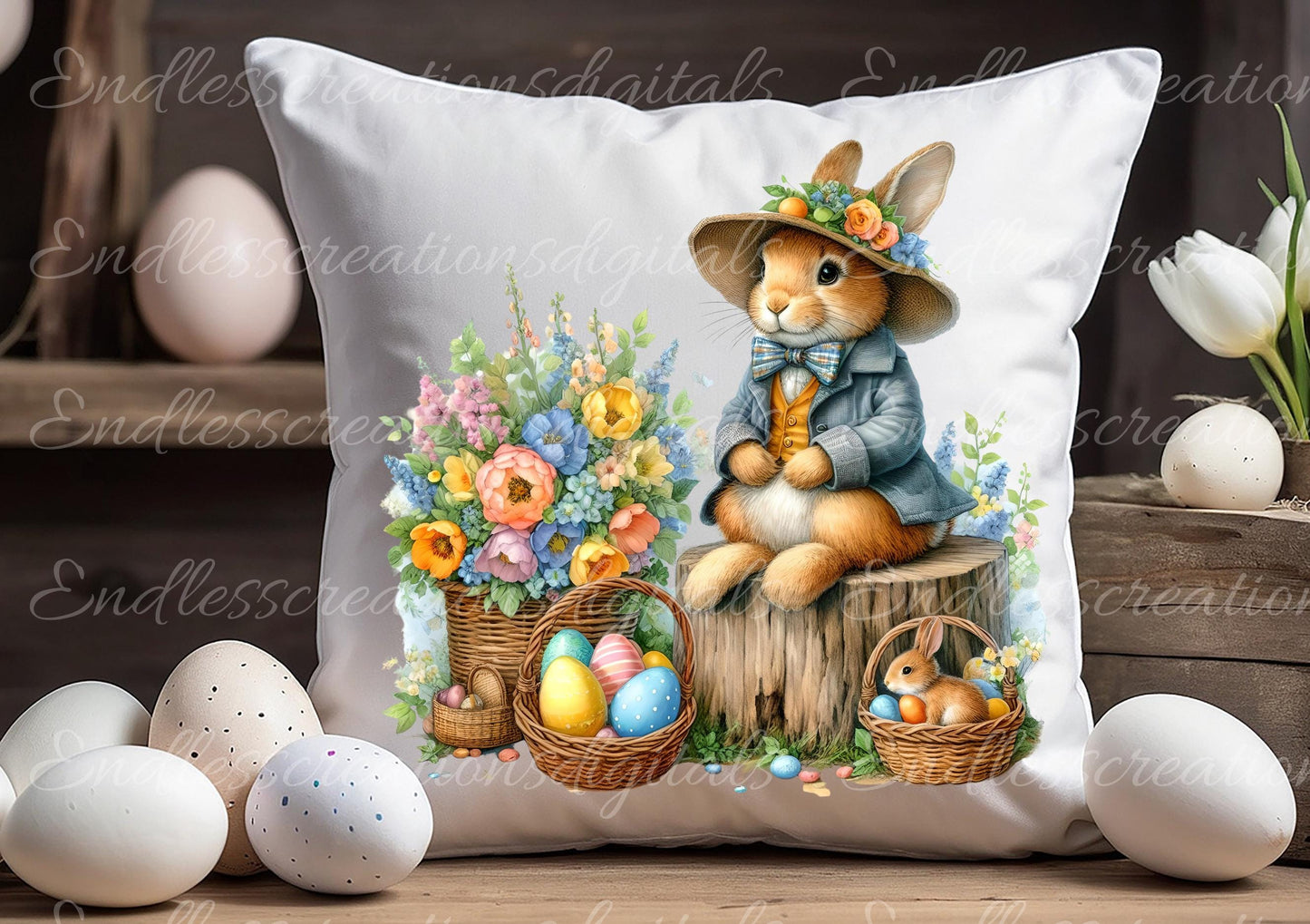 EASTER RABBIT SUBLIMATION png, transparent  for sublimation high resolution, 5 transparent files for download