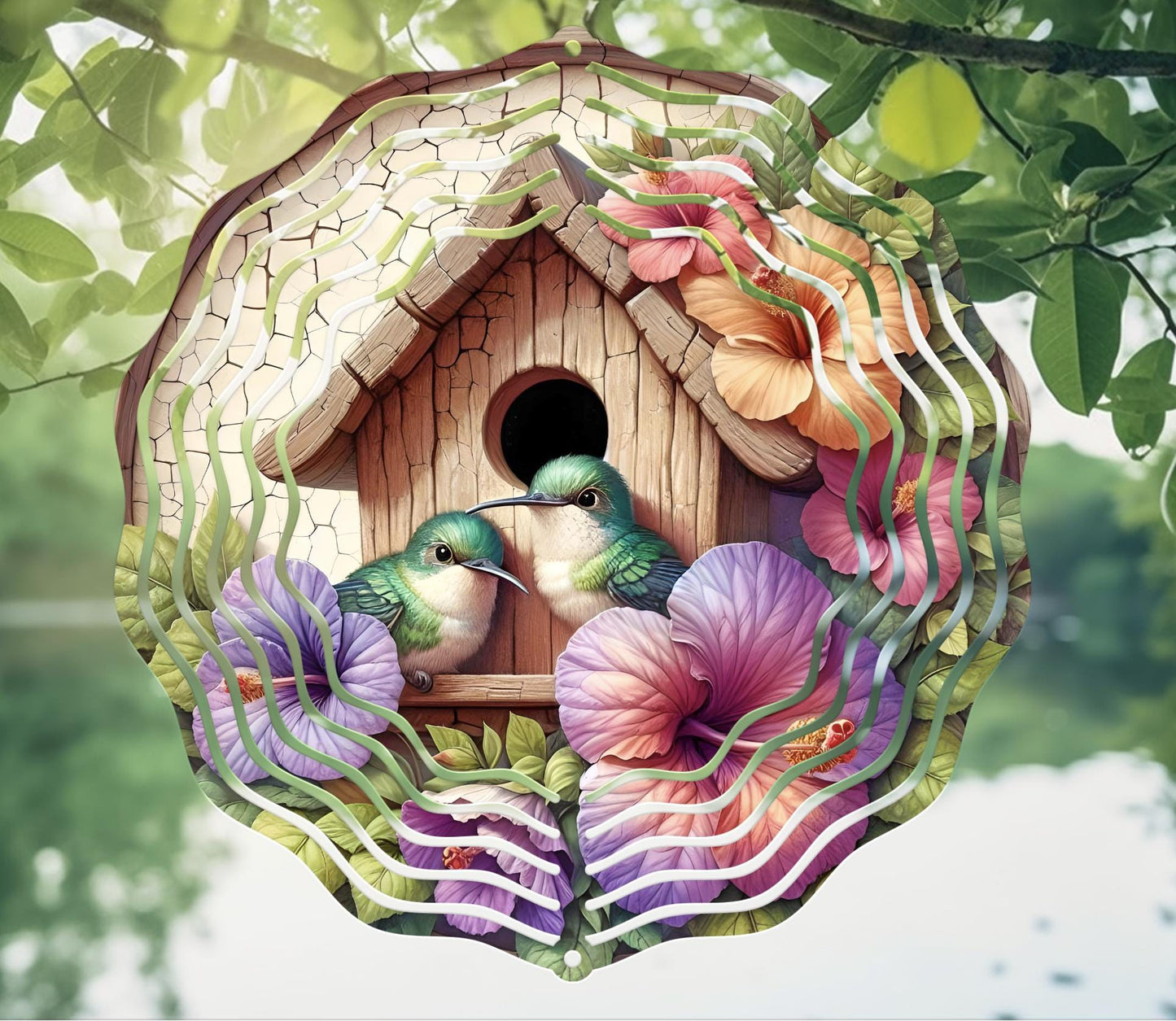 BABY HUMMINGBIRDS Wreath Sign, door hanger, Cutting Board, slate for sublimation, 300 dpi  1 file for download can be resized from 3 to 12"
