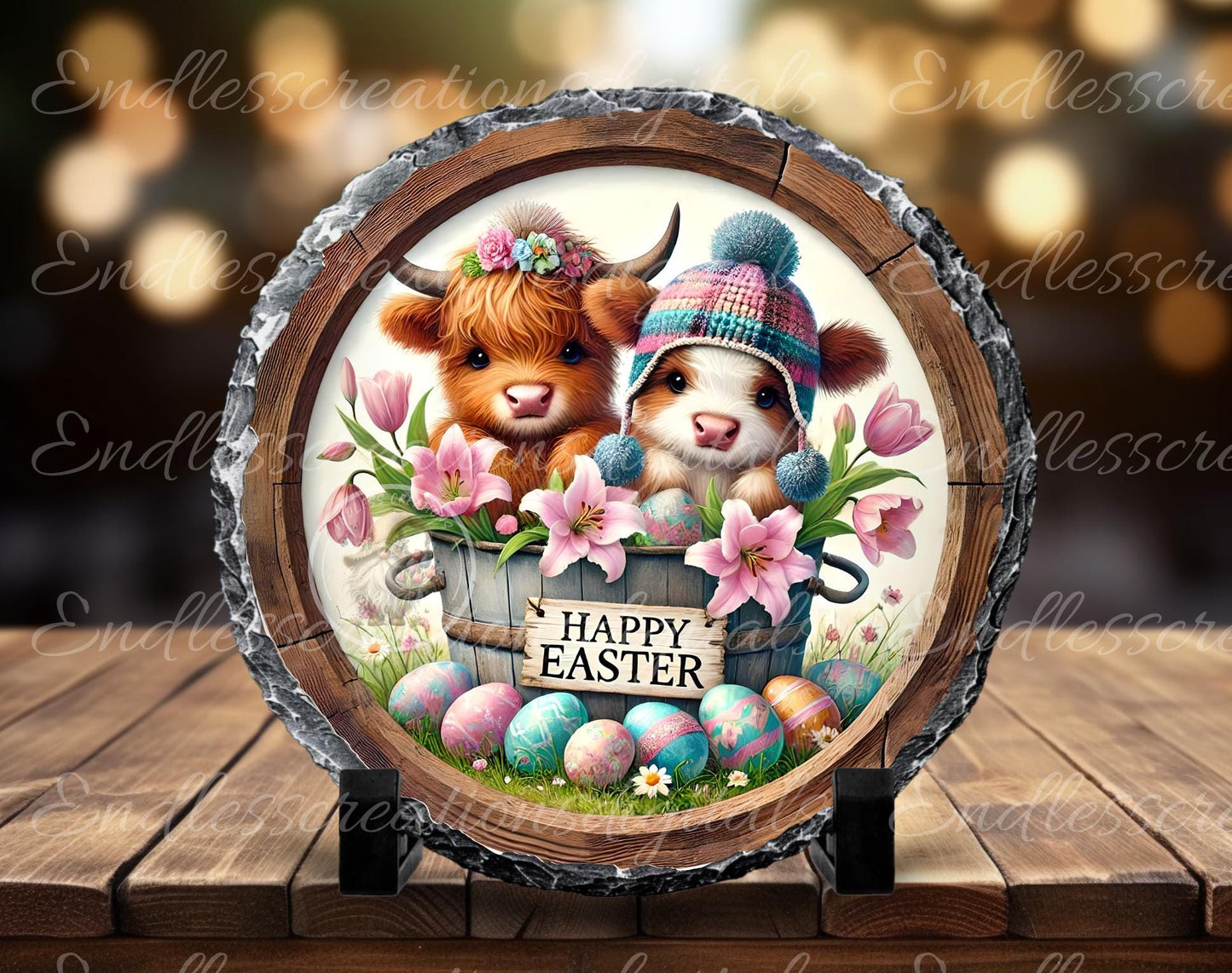 EASTER HIGHLAND COWS