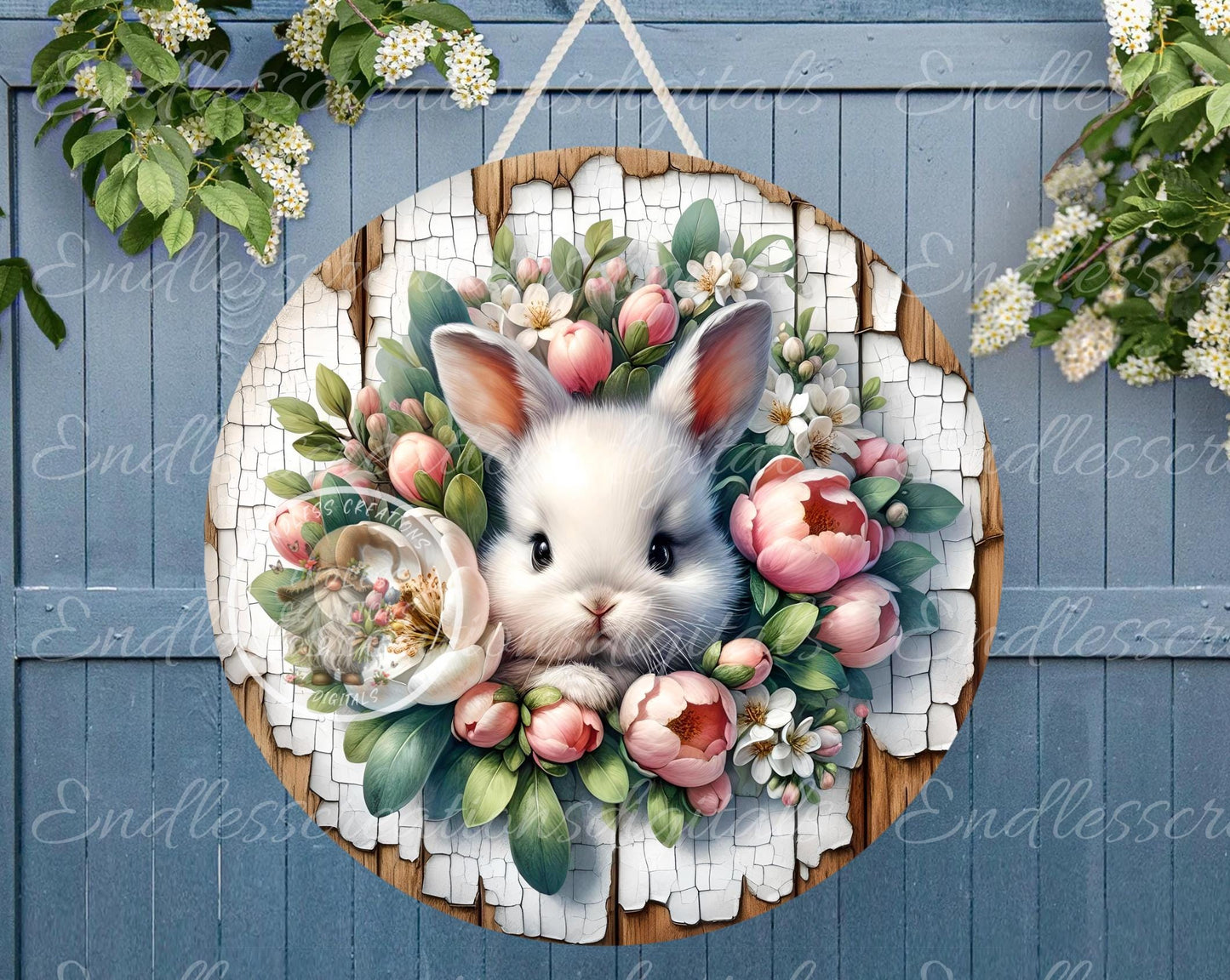 SPRING BABY BUNNY MAGNOLIA