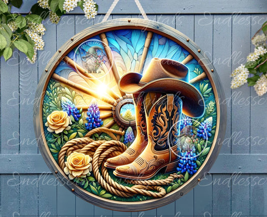 FLORAL COWBOY BOOTS SUMMER