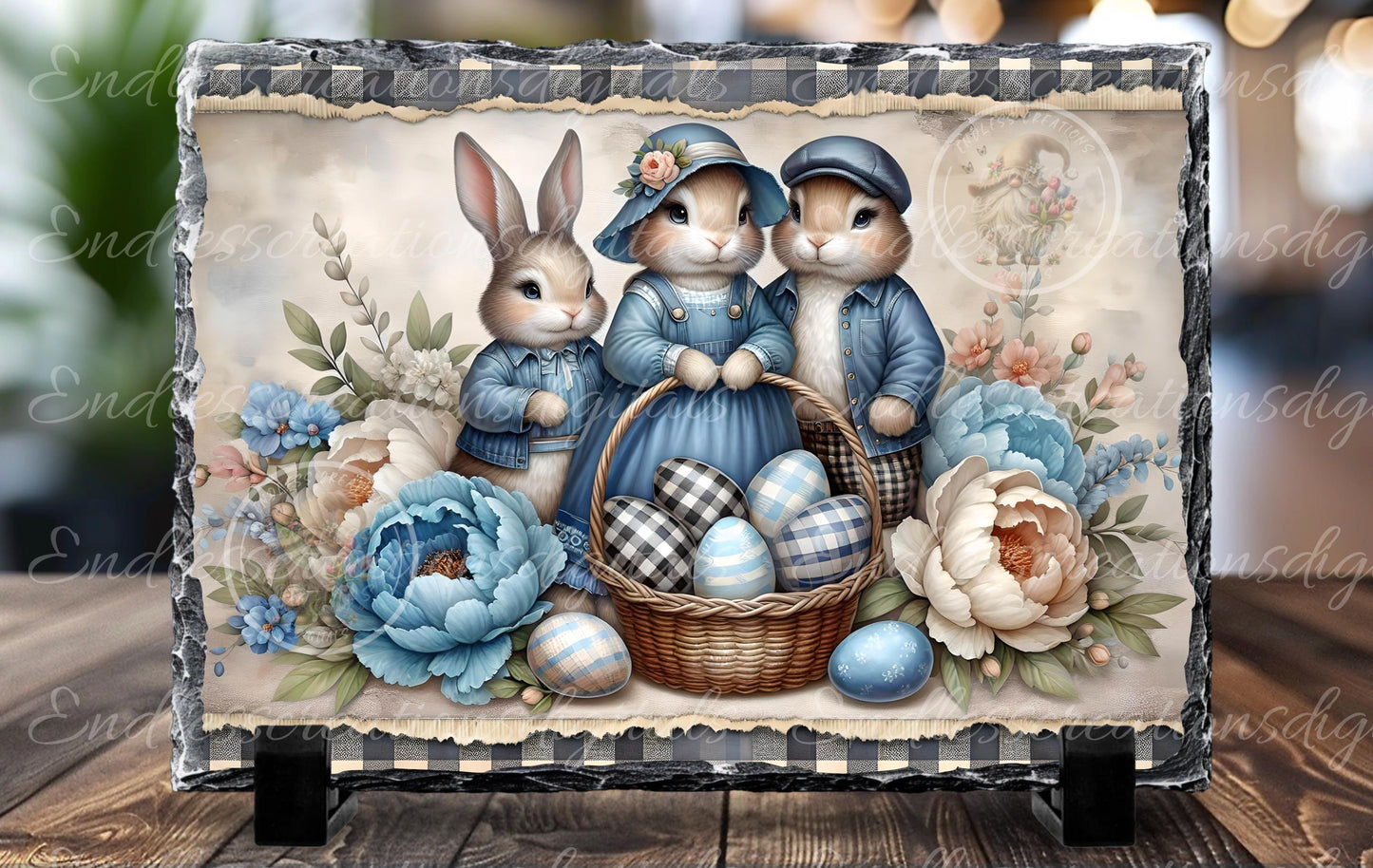 FARMHOUSE STYLE EASTER Bunny Family