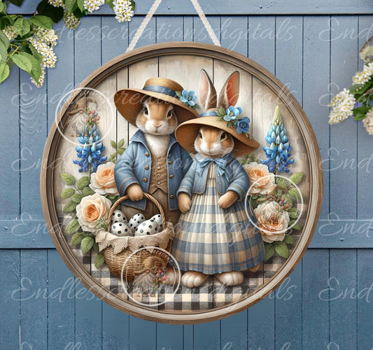 FARMHOUSE STYLE BUNNY Couple