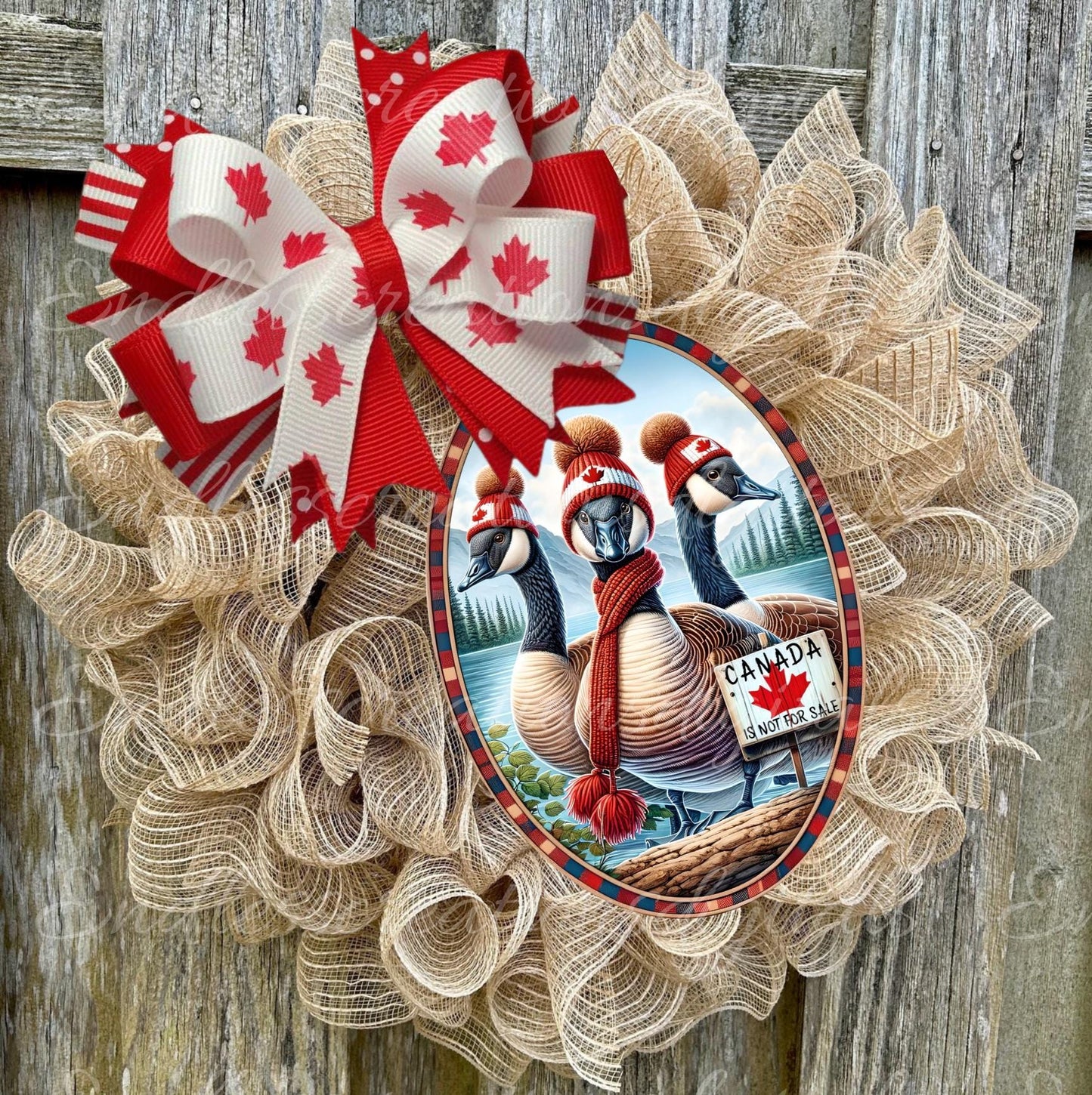 OVAL DIGITAL CANADA GEESE Not for Sale