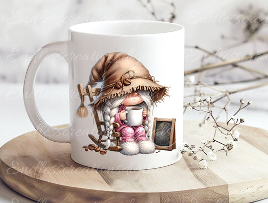 COFFEE GNOME SUBLIMATION TRANSPARENCIES FOR MUGS