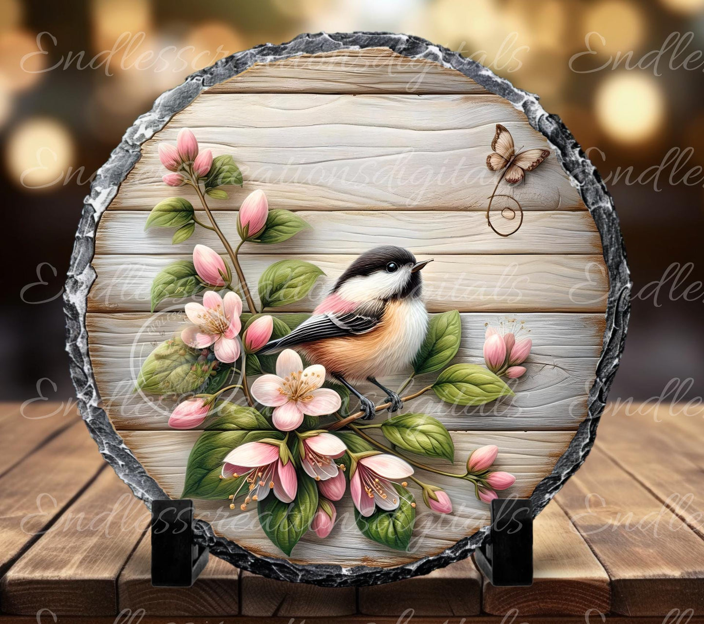 SPRING HONEYSUCKLE CHICKADEE