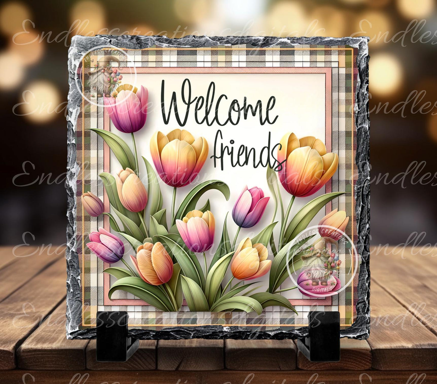WELCOME SQUARE SPRING Tulips