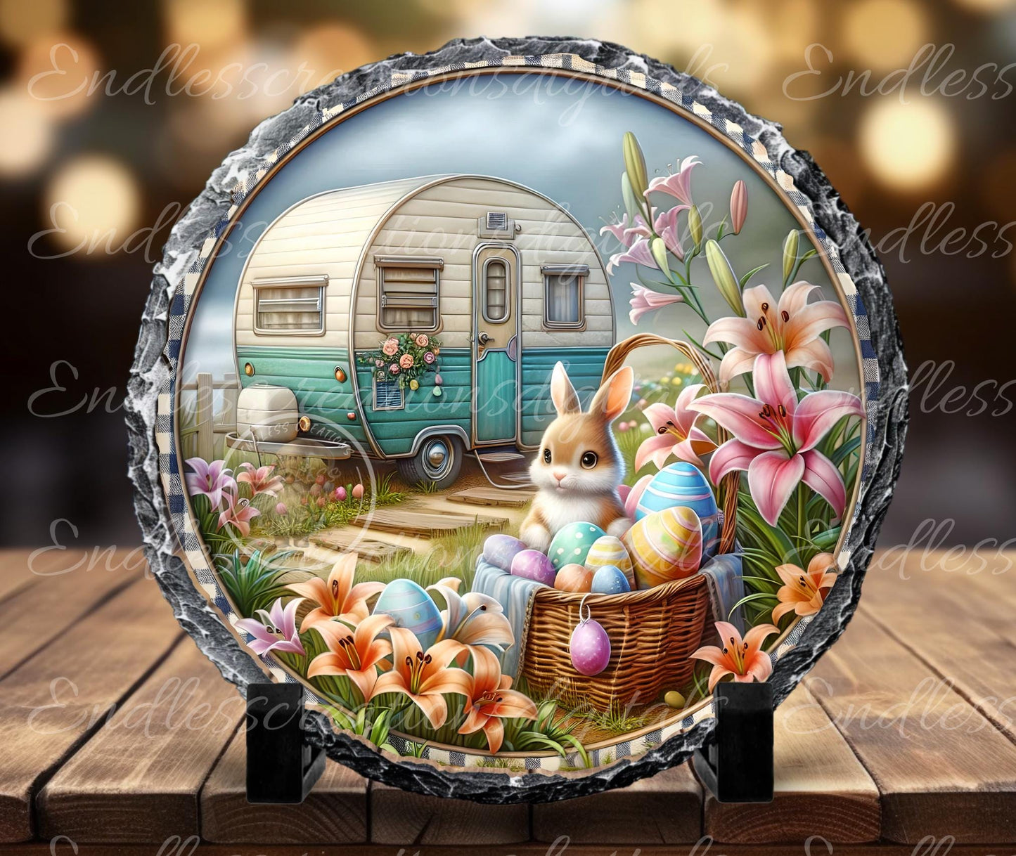 HAPPY EASTER BUNNY Camper