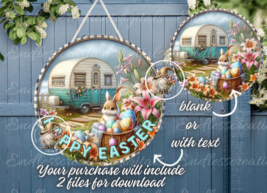 HAPPY EASTER BUNNY Camper