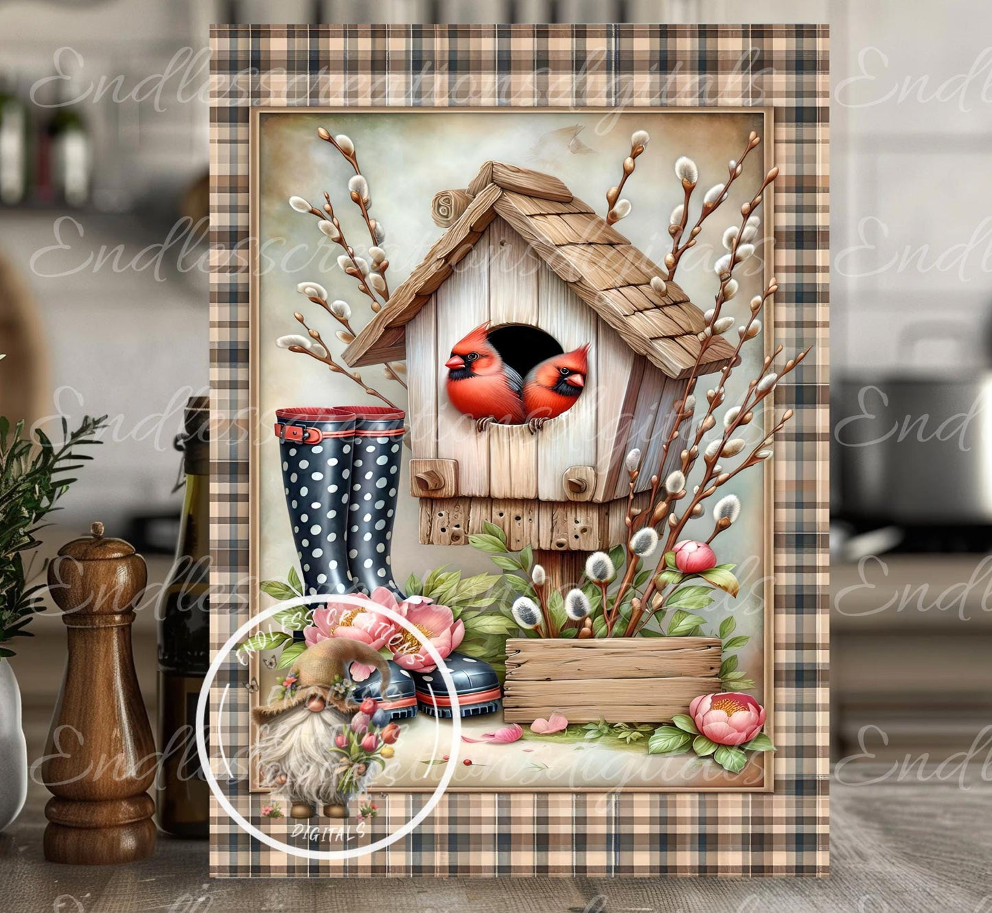 HOME SWEET HOME Cardinals Garden flag