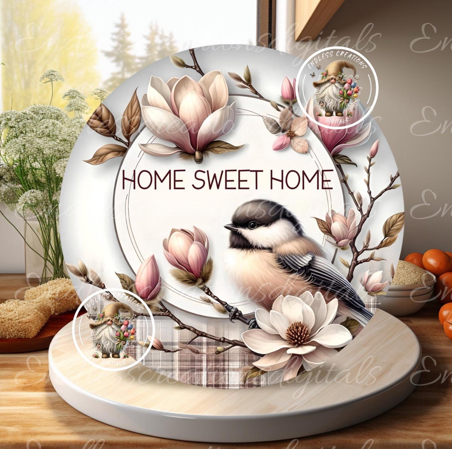 HOME SWEET HOME Spring Chickadee