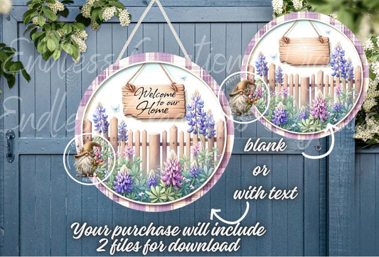 WELCOME HOME SUMMER FLORAL ROUND