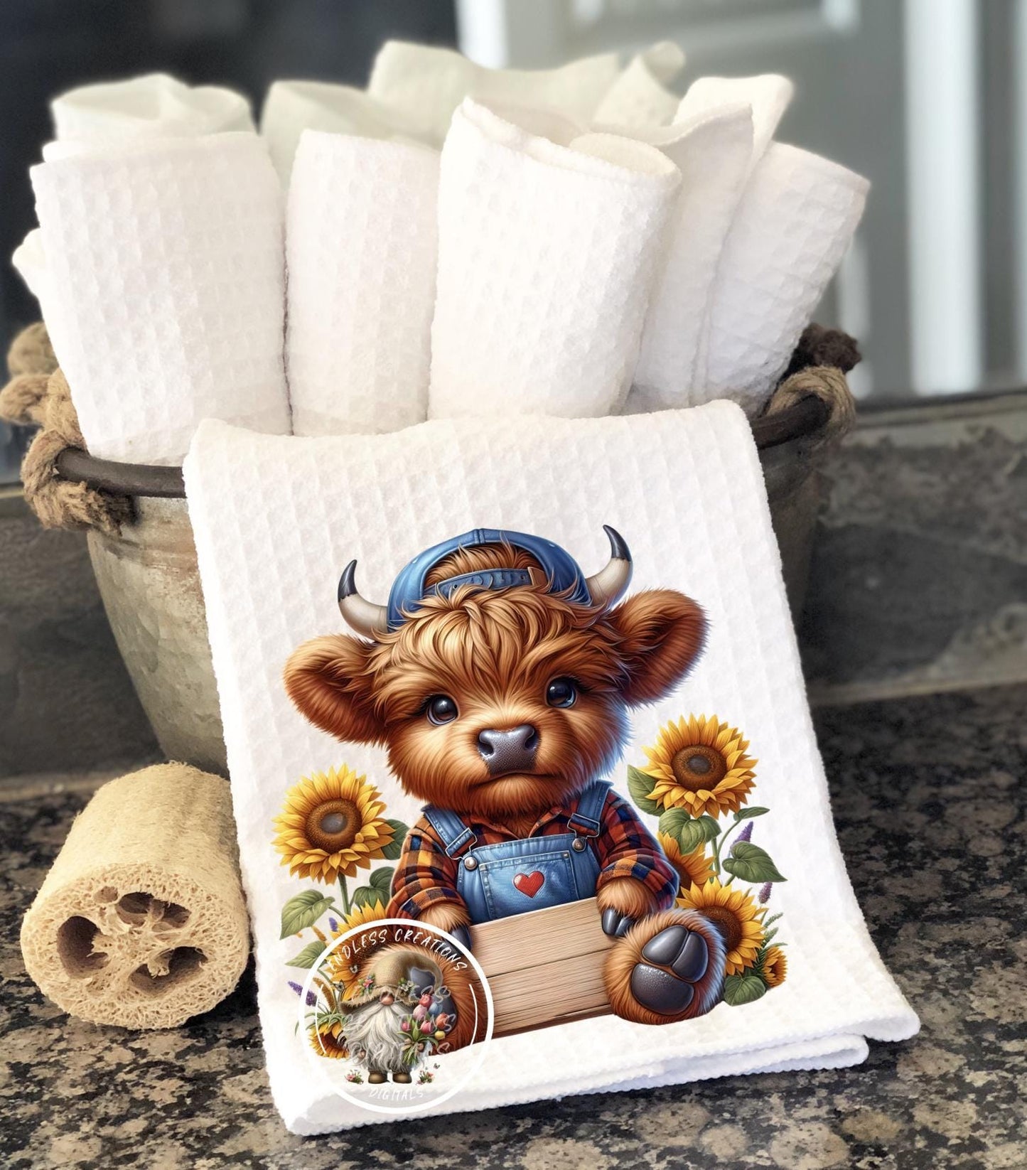 MOTHERS DAY HIGHLAND COW TRANSPARENCIES