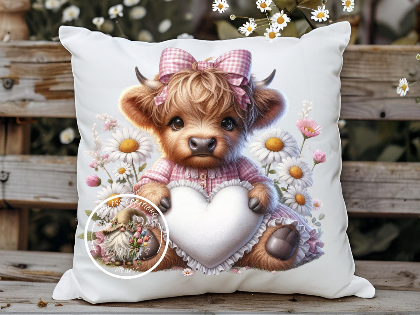 MOTHERS DAY HIGHLAND COW TRANSPARENCIES