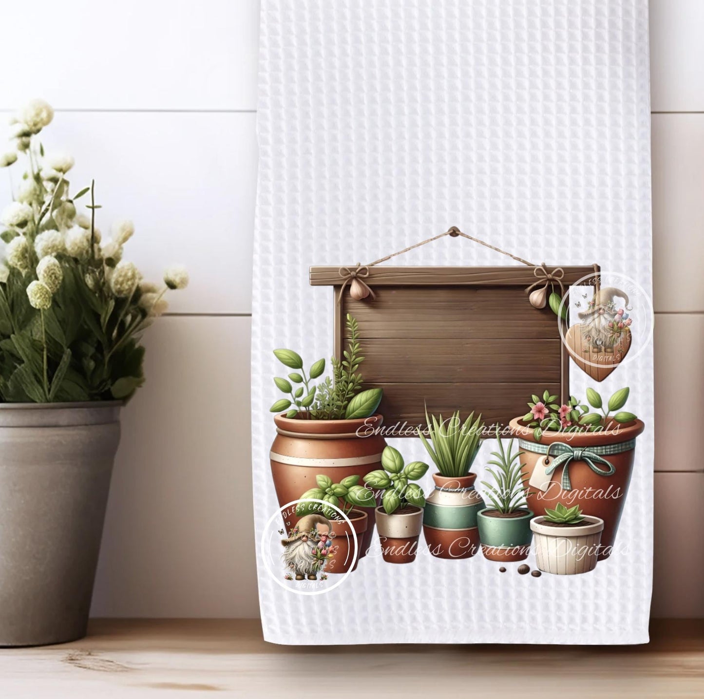 MOM'S KITCHEN HERB POTS BLANK TRANSPARENCIES