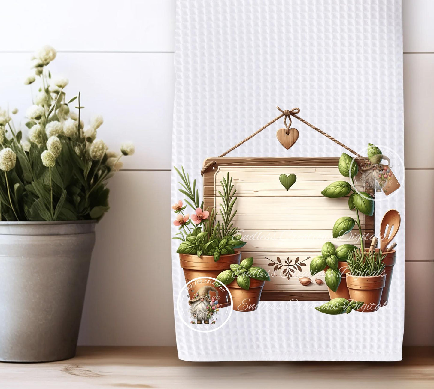MOM'S KITCHEN HERB POTS BLANK TRANSPARENCIES