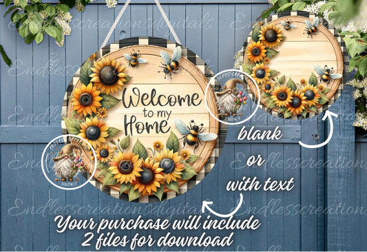WELCOME SUNFLOWER SUMMER ROUND