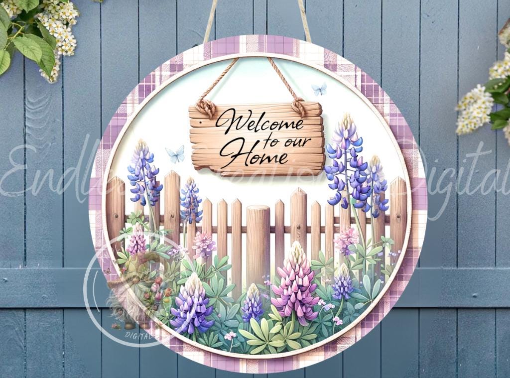 WELCOME HOME SUMMER FLORAL ROUND