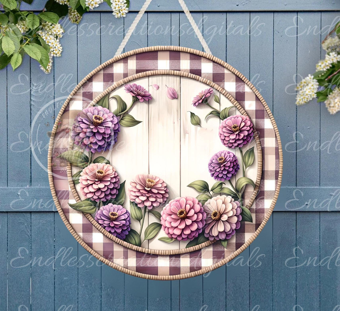WELCOME SHADES OF SUMMER LAVENDER FLORAL