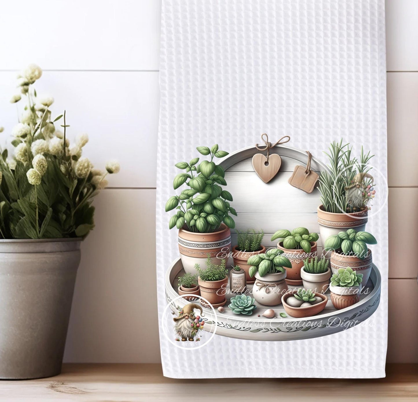 MOM'S KITCHEN HERB POTS BLANK TRANSPARENCIES