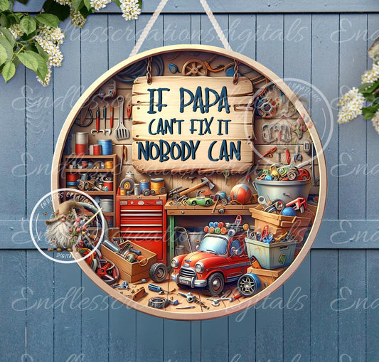 PAPA FIX IT ROUND FATHERS DAY