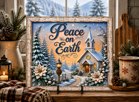 PEACE ON EARTH SQUARE ONLY