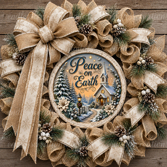 PEACE ON EARTH ROUND ONLY