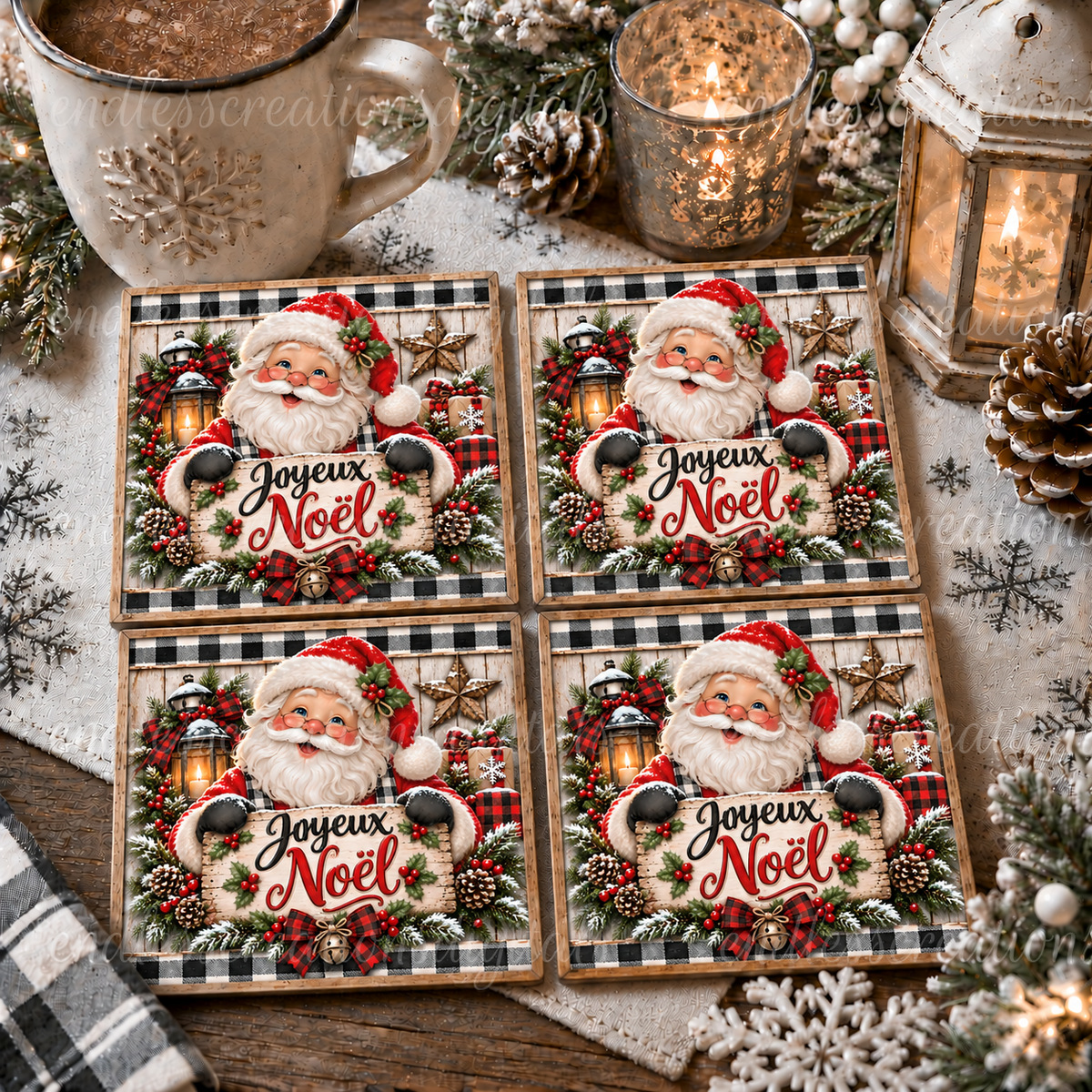FRENCH VERSION SANTA BUNDLE OF 5