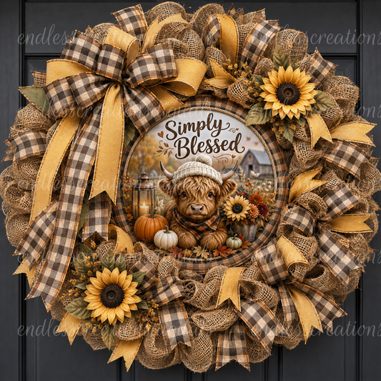 SIMPLY BLESSED FALL ROUND