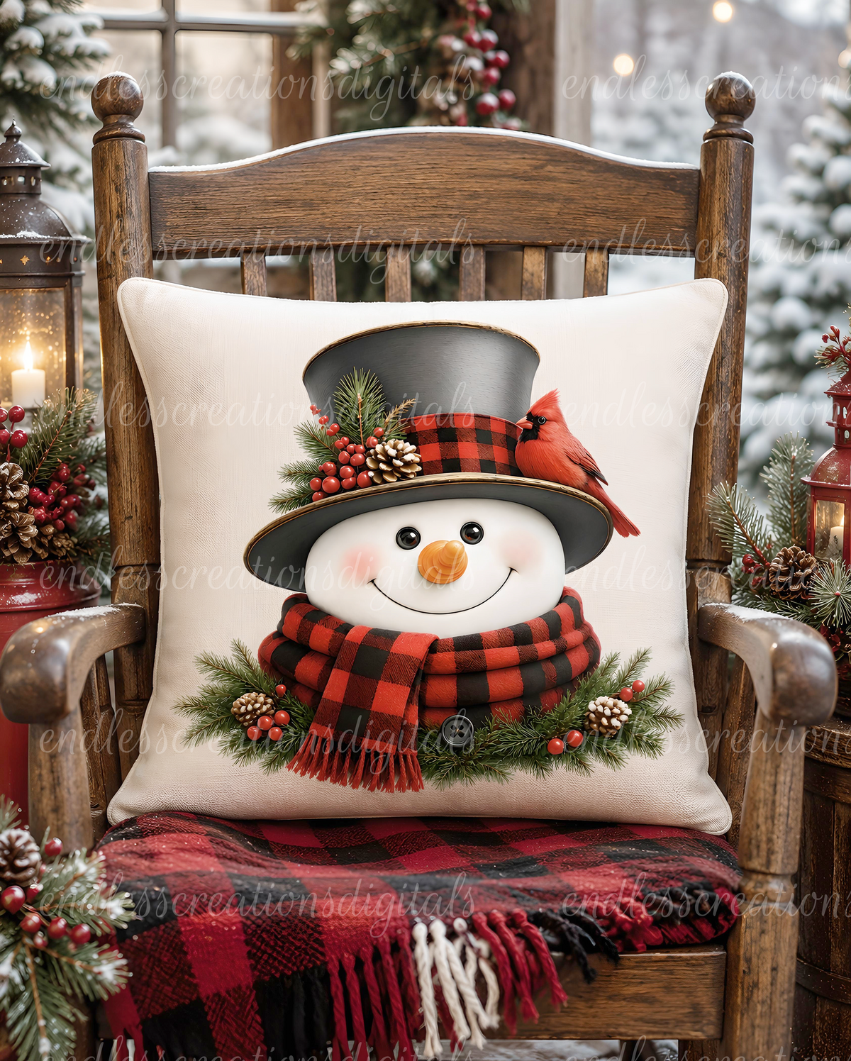 HAPPY HOLIDAYS ROUND/GARDEN FLAG BUNDLE OF 5