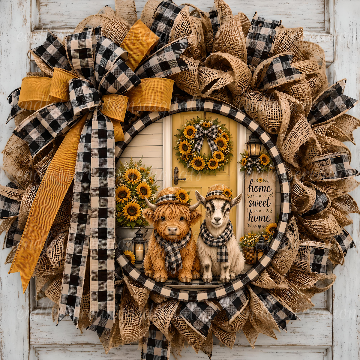 SUNFLOWER PORCH SUMMER ROUND/CUTTING BOARD BUNDLE OF 3