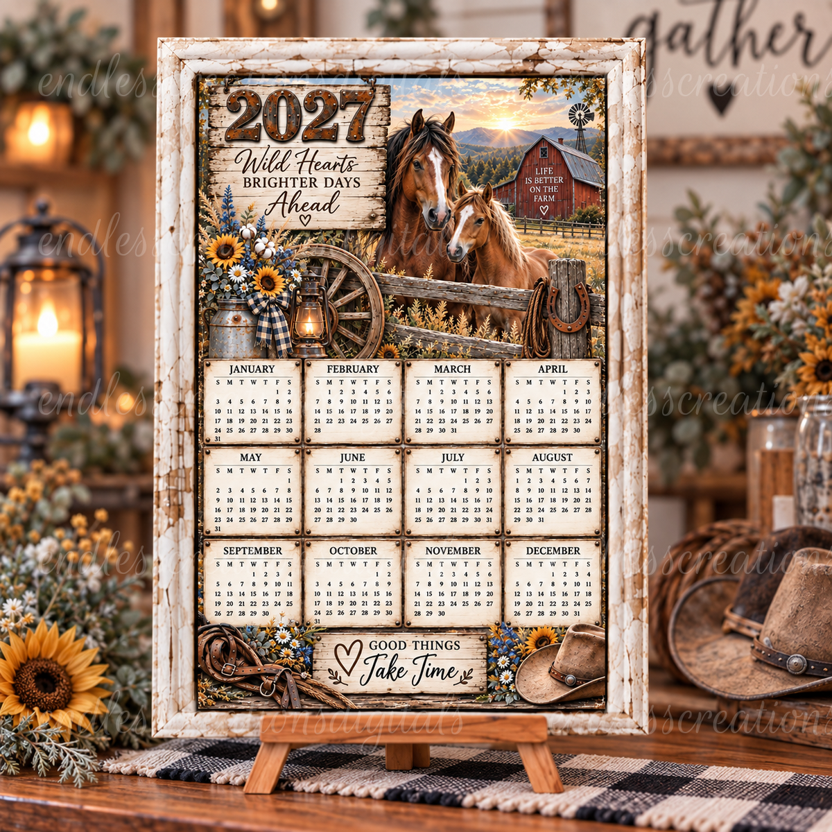 WILD HORSES CALENDAR