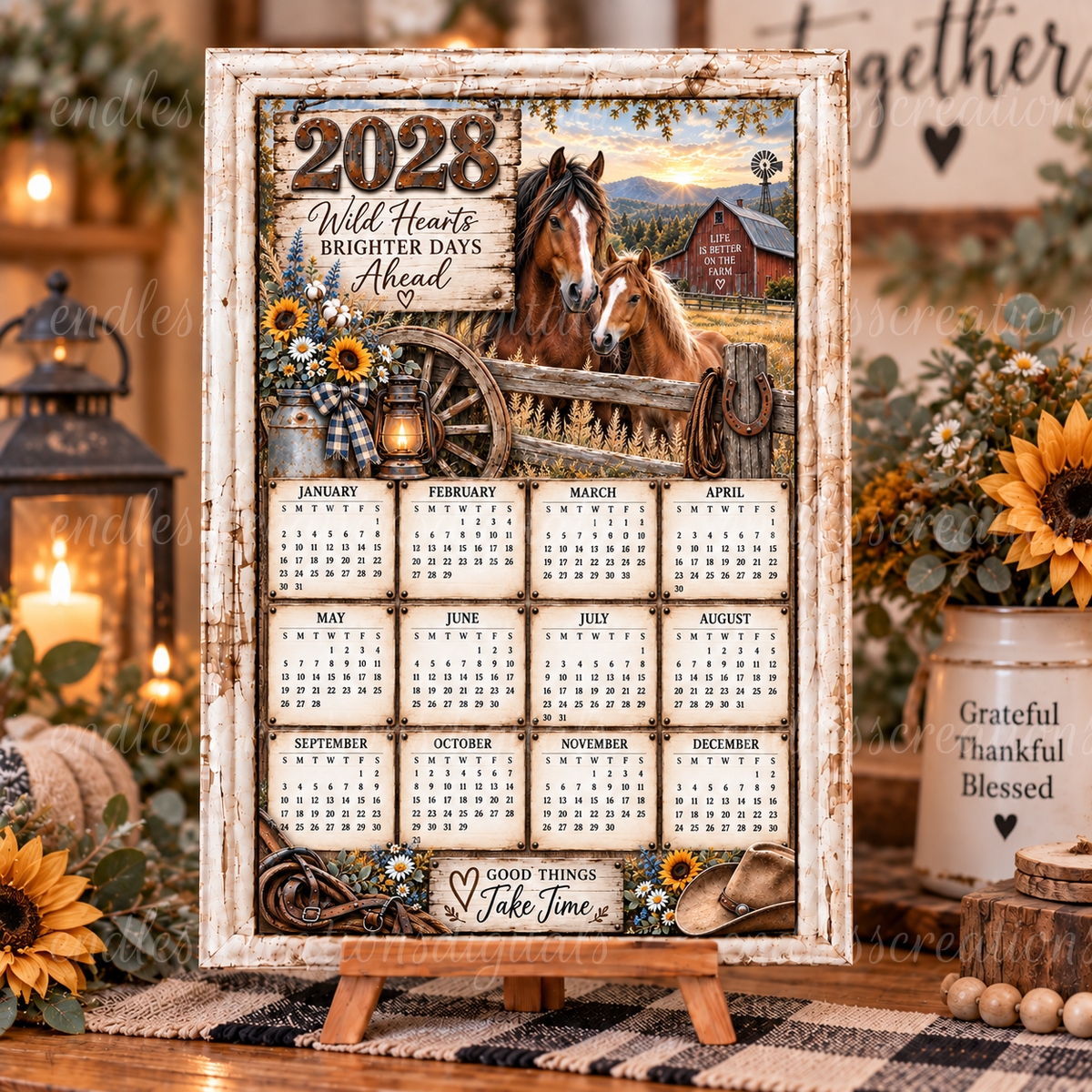 WILD HORSES CALENDAR
