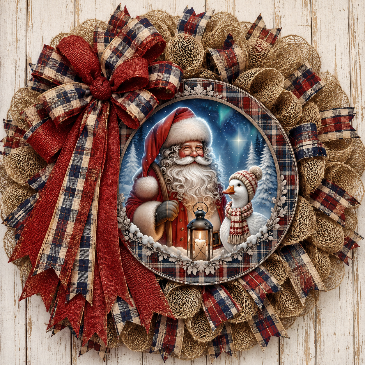 SANTA CHRISTMAS GOOSE